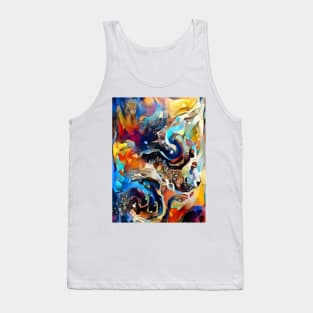 Color Spiral Tank Top